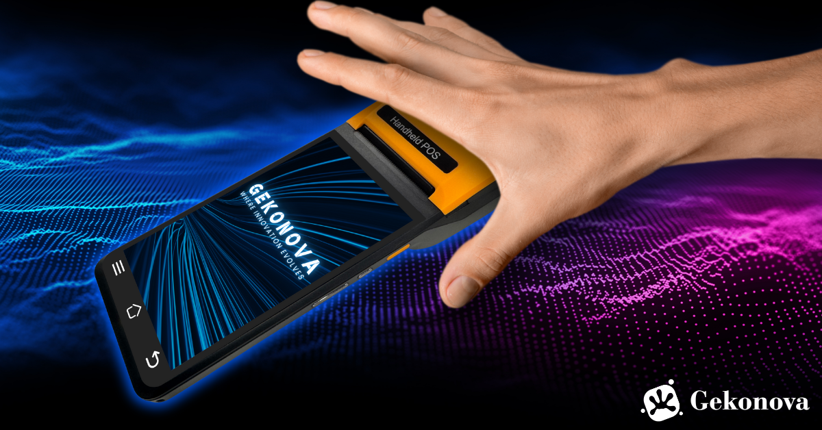 Decorative Image of a POS Palm Vein Payments Terminal
