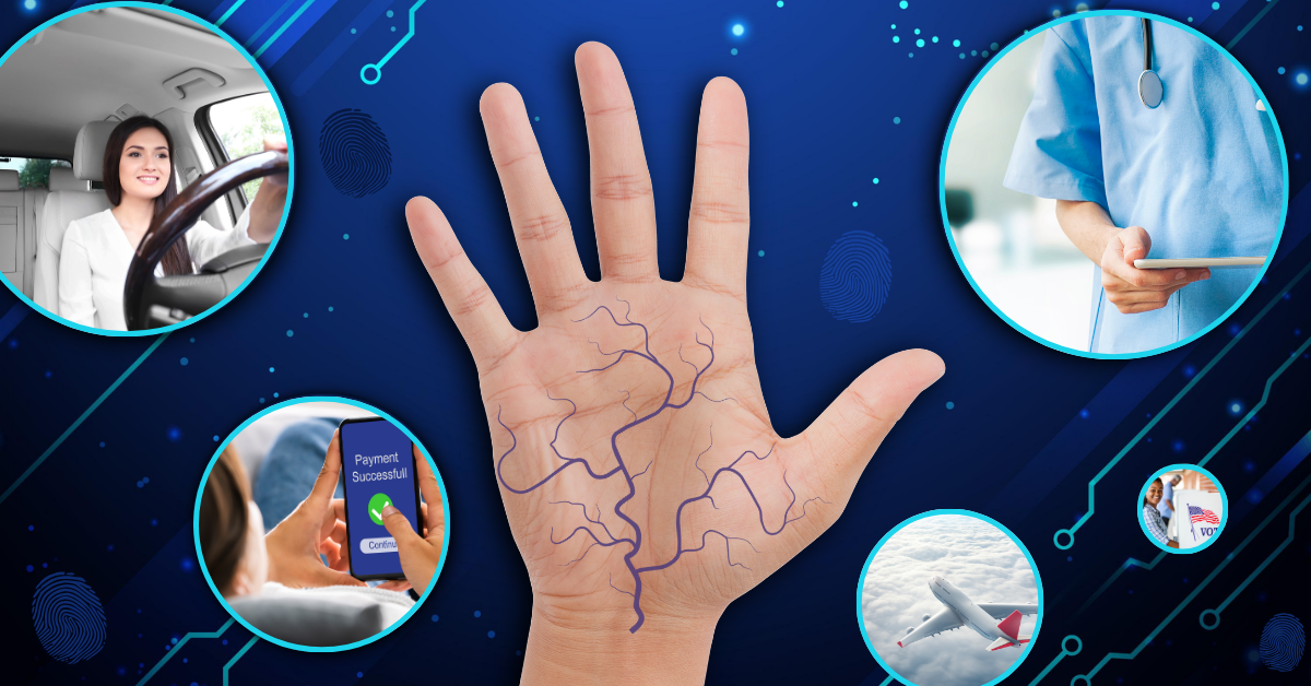 Smart Platforms Drive Biometric Growth Featured Image of a Hand and Bubbles with Biometric Posibilities
