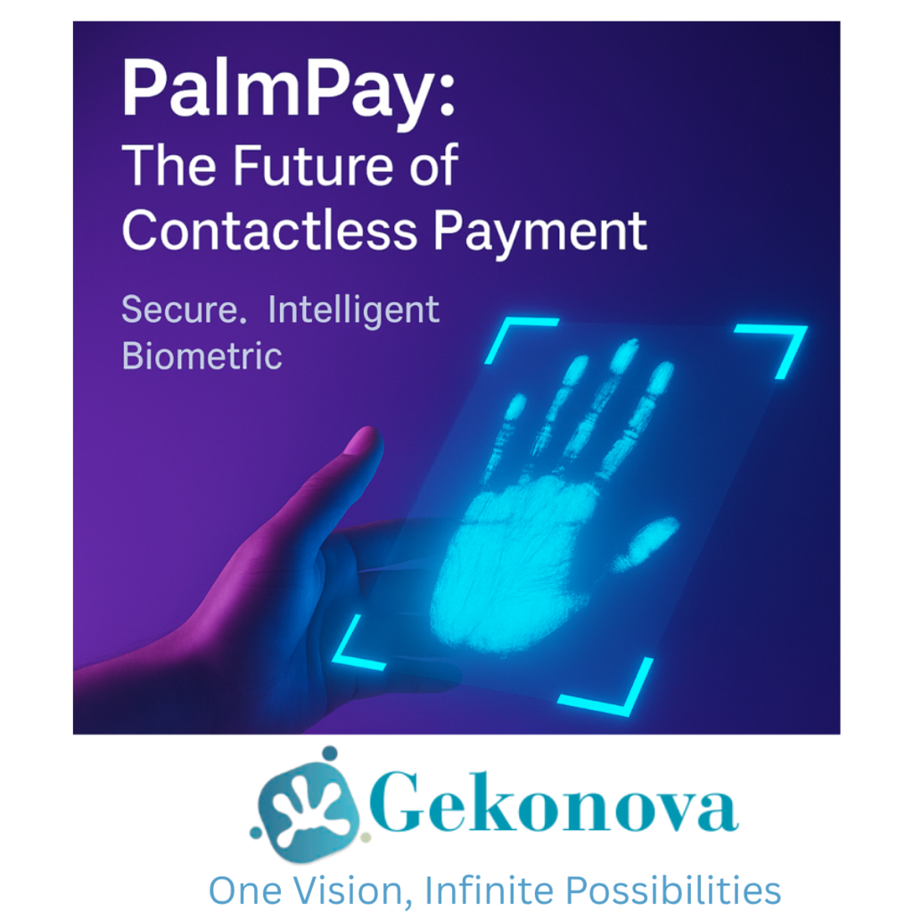 Biometric palm payment technology showcased